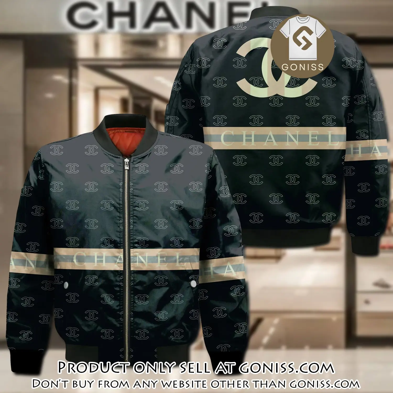 Chanel bomber jacket luxury brand clothing clothes outfit for men women 02 gn5537047